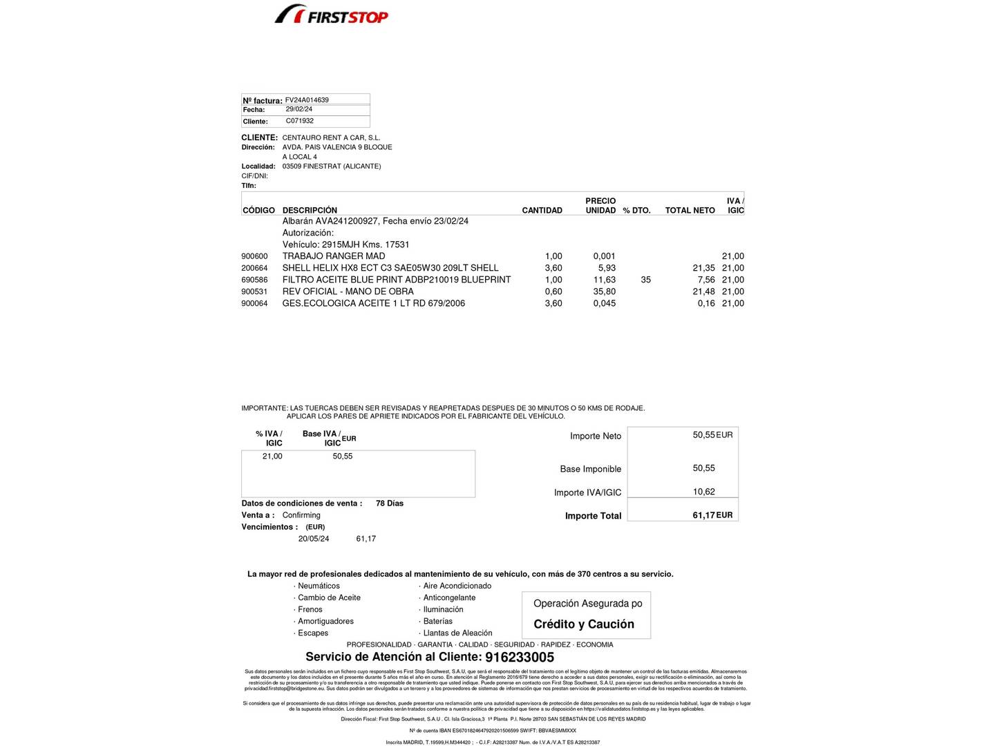 Foto del mantenimiento del KIA Ceed KIA Ceed 1.6 MHEV iMT Drive (136 CV)