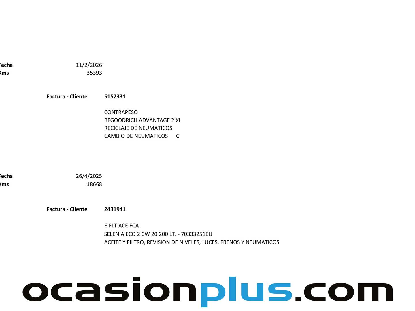 Foto del mantenimiento del Fiat 500 Fiat 500 1.0 Hybrid Dolcevita (70 CV)
