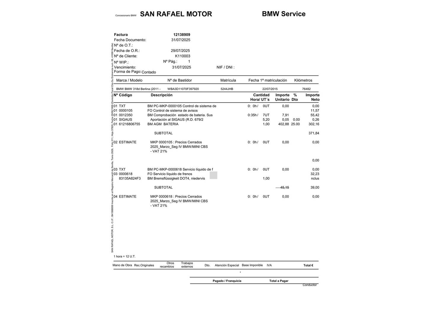 Foto BMW Serie 3 BMW Serie 3 318d (143 CV)
