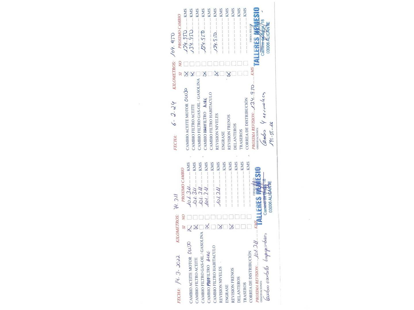 Foto del mantenimiento del Mini MINI MINI MINI Cooper 5 Puertas Cooper 5 Puertas (136 CV)