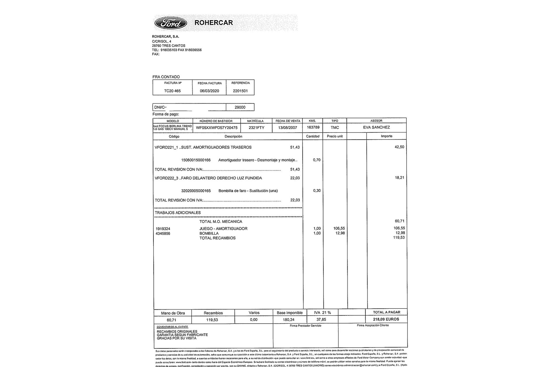 Ford Focus 1.6 Trend - foto 15