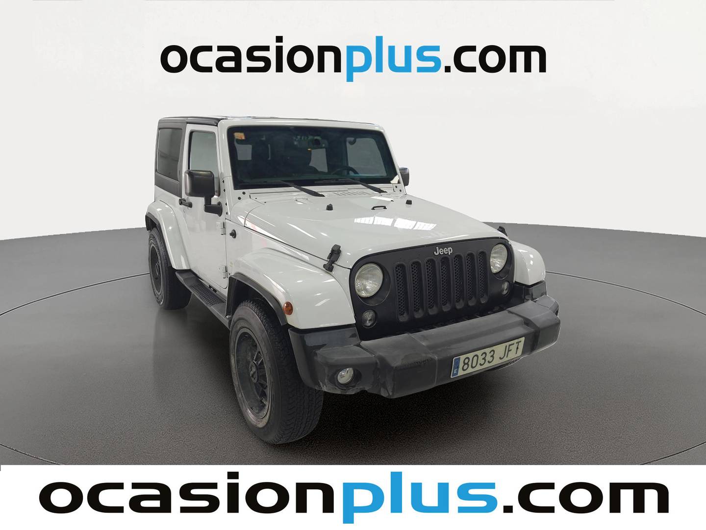 Foto delantera Jeep Wrangler Jeep Wrangler 2.8 CRD Sahara (200 CV) derecha