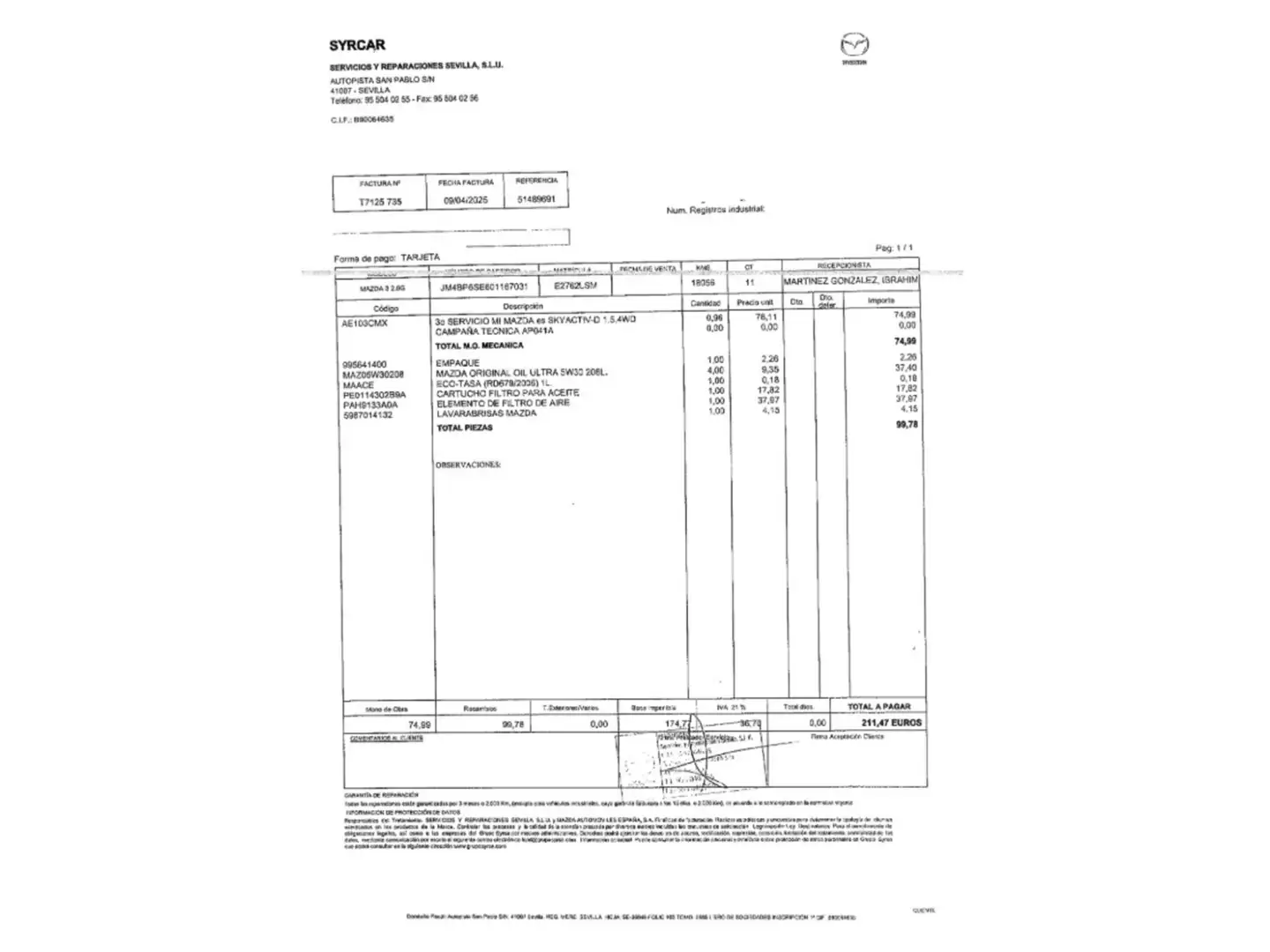 Foto Mazda Mazda3 Mazda Mazda 3 2.0 Skyactiv-G Evolution (122 CV)