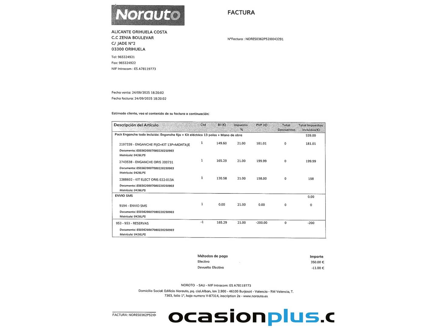 Foto del mantenimiento del Peugeot Traveller Peugeot Traveller BlueHDi 120 Business Long (120 CV) 9 Plazas
