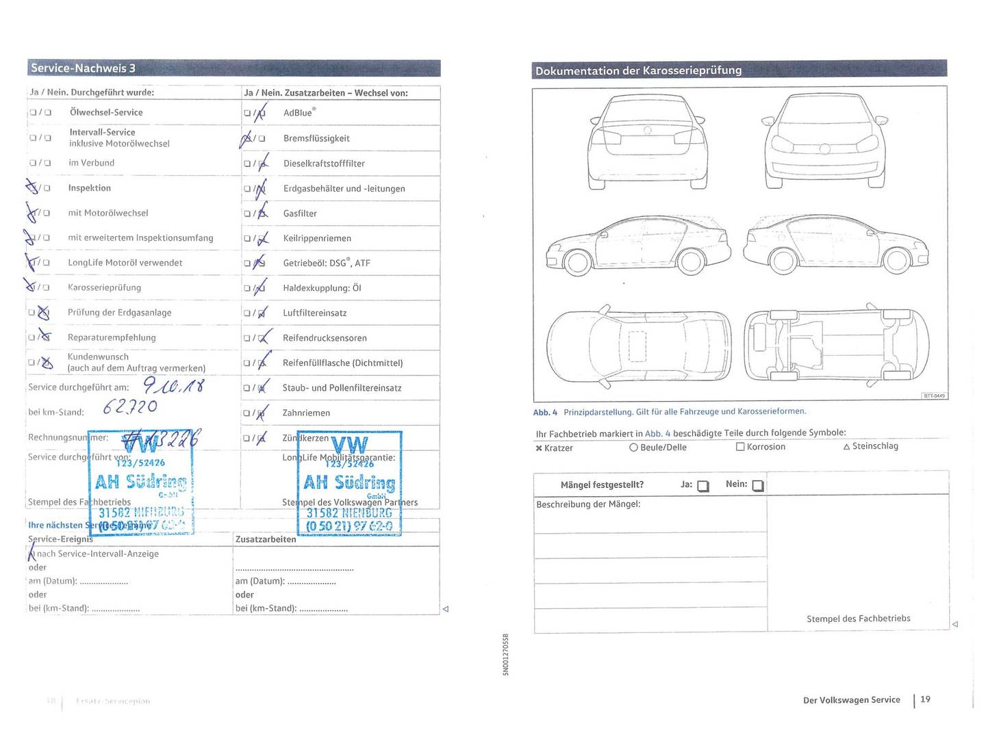 Foto del mantenimiento del Volkswagen Golf Volkswagen Golf GTD 2.0 TDI BMT (184 CV)