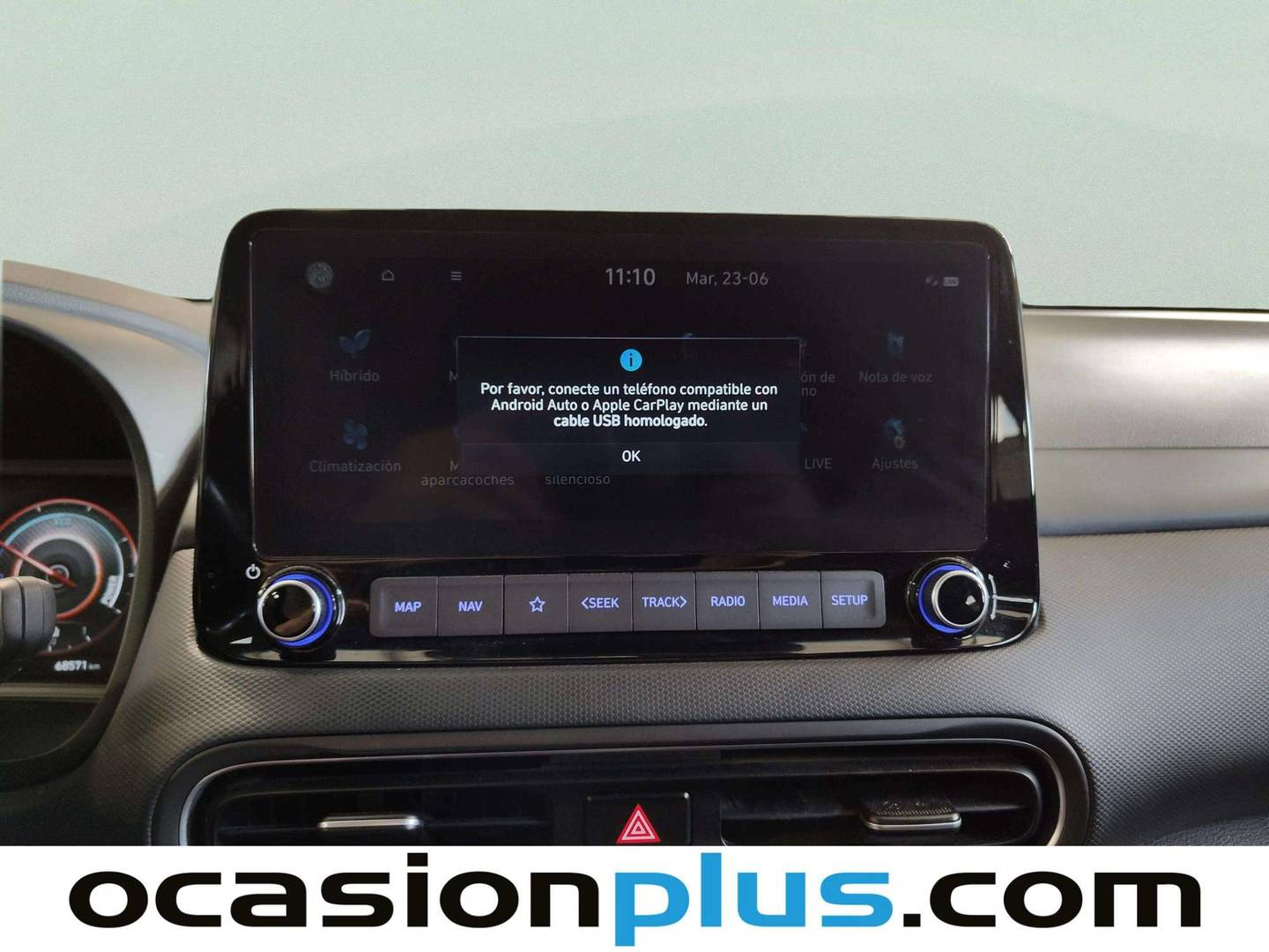 Equipamiento del Hyundai Kona Hyundai Kona 1.6 GDI HEV Tecno 2C DCT (141 CV)