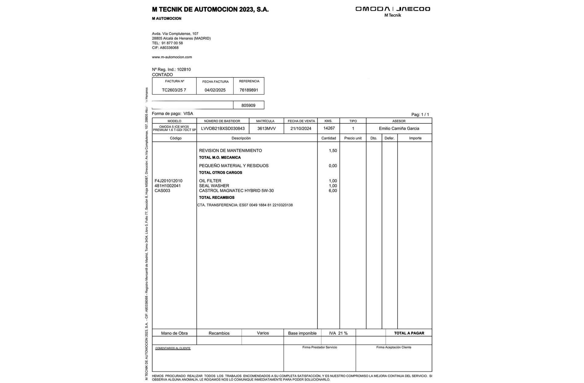 Omoda 5 1.6 T-GDi Premium - foto 27