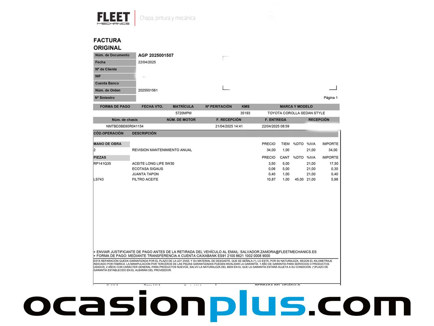 Foto Toyota Corolla Toyota Corolla 140H Style 103 kW (140 CV)