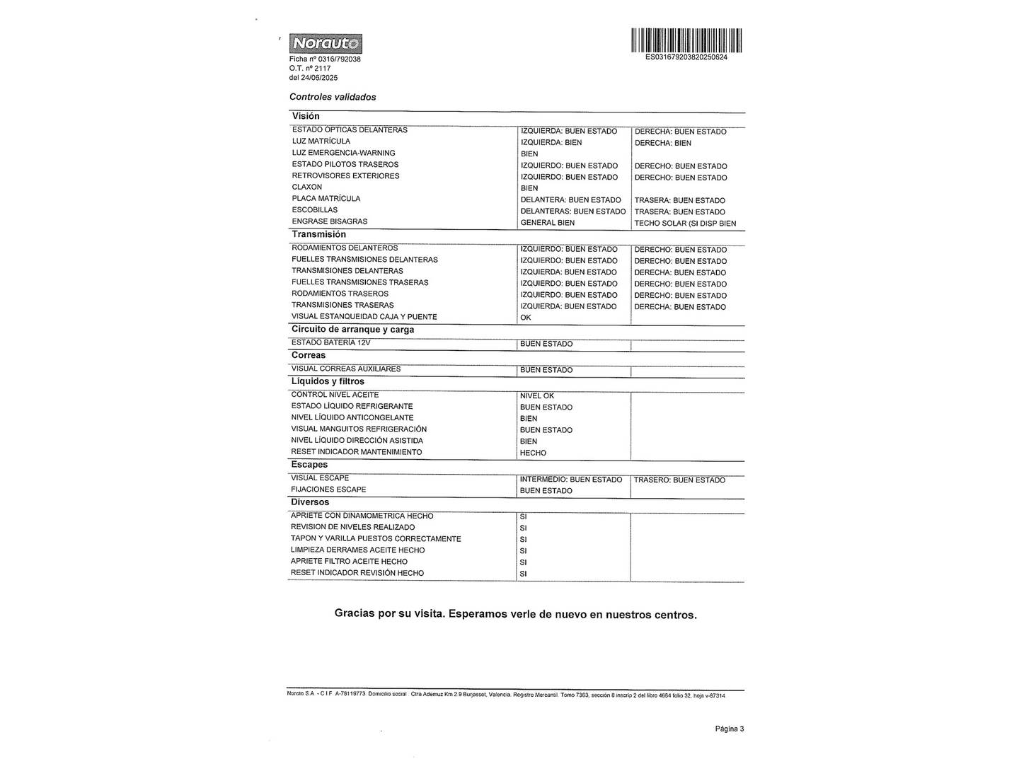 Foto del mantenimiento del Citroën C4 Citroën C4 1.6 e-HDI Collection (114 CV)