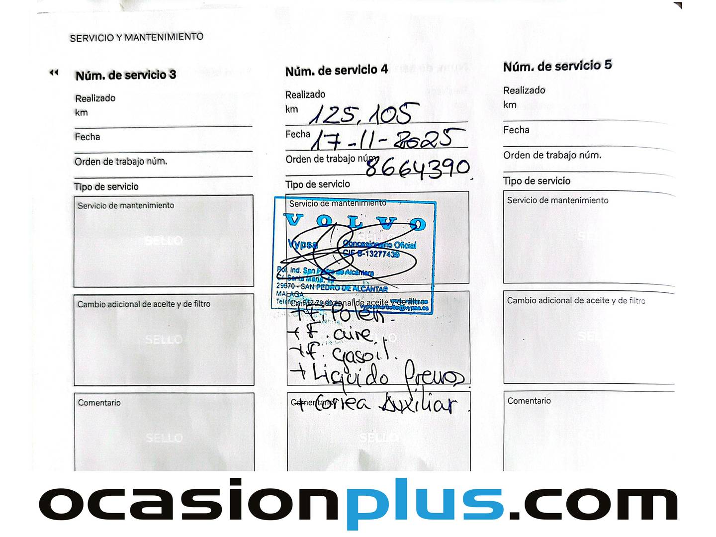 Foto del mantenimiento del Volvo XC60 Volvo XC60 D4 Business Plus AWD Auto (197 CV)