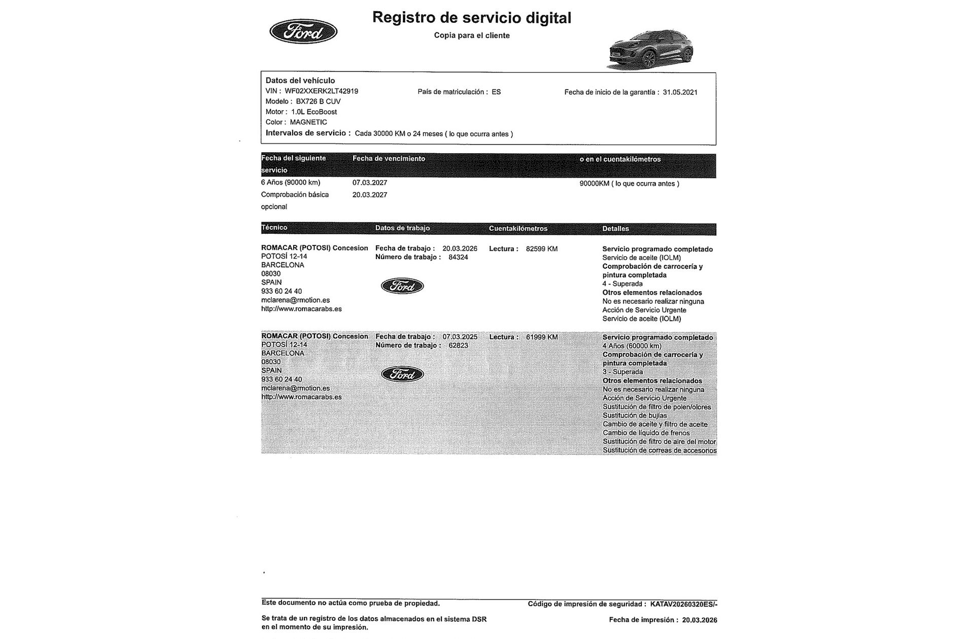 Ford Puma 1.0 EcoBoost MHEV Titanium - foto 22