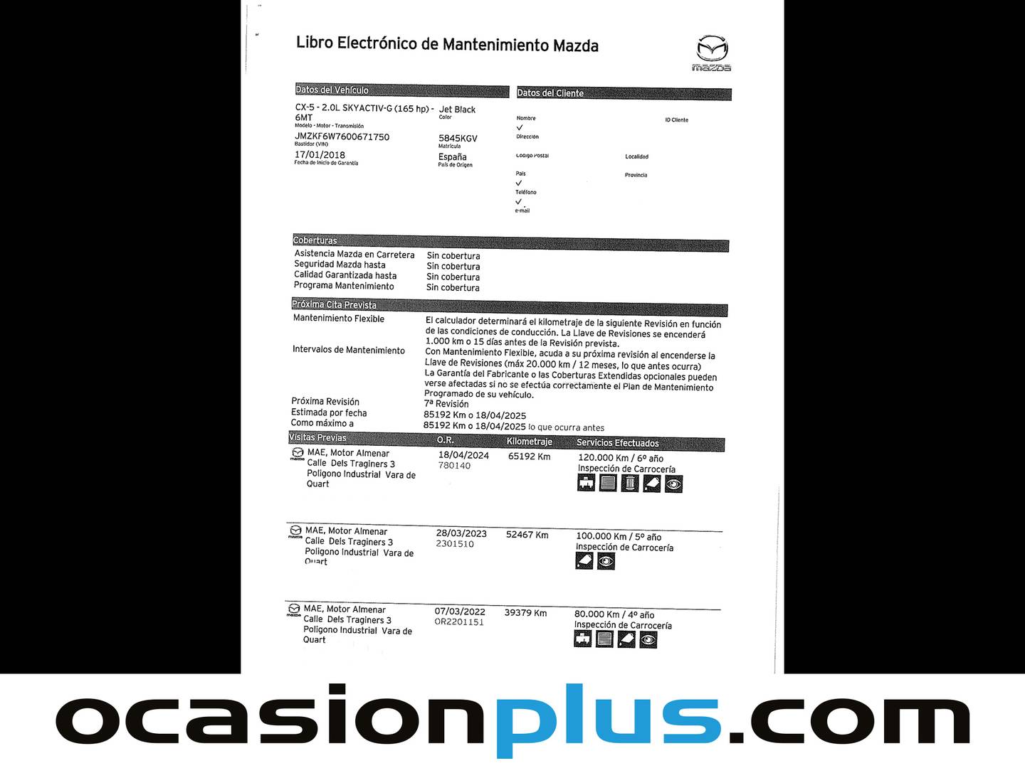 Foto Mazda CX-5 Mazda CX-5 2.0 GE Zenith 2WD (165 CV)