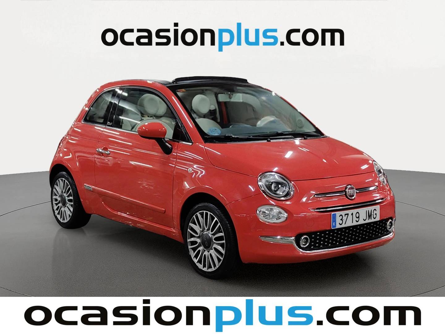 Foto trasera Fiat 500C Fiat 500C 1.2 8v Cabrio Lounge (69 CV) izquierda