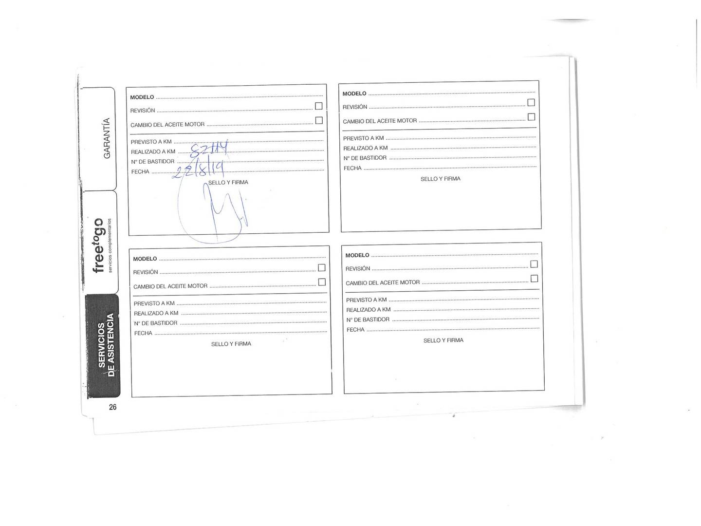 Foto del mantenimiento del Jeep Renegade Jeep Renegade 2.0 Multijet Limited Auto 4x4 AD Low (140 CV)