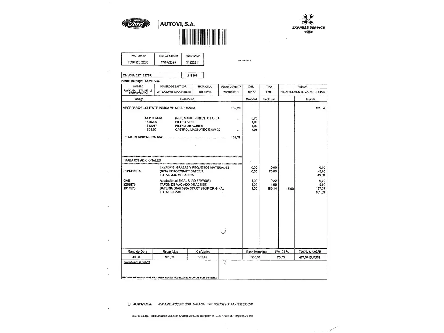 Foto Ford Kuga Ford Kuga ST-Line Limited Edition 4x2 (150 CV)