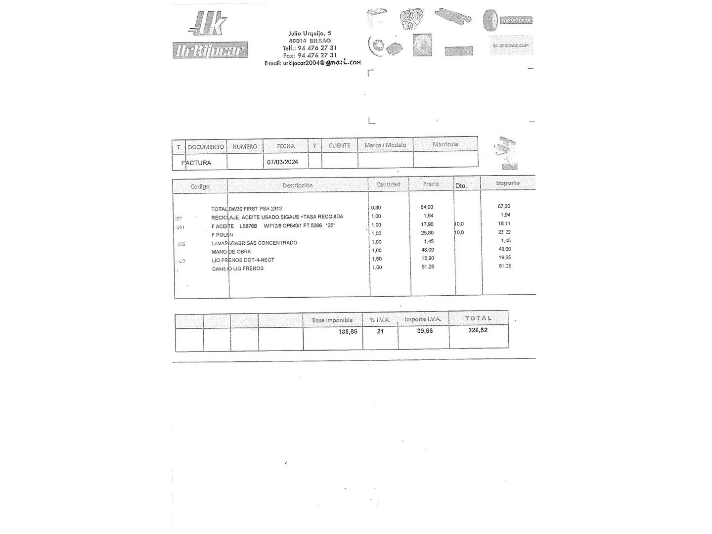 Foto del mantenimiento del Opel Corsa Opel Corsa 1.2 Turbo XHL GS-Line (100 CV)