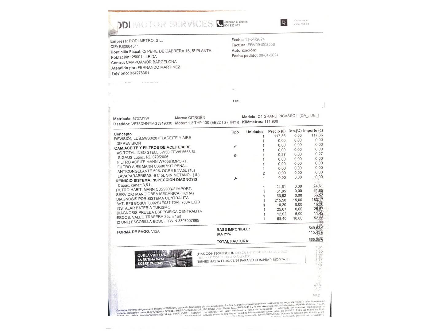 Foto Citroën C4 Picasso Citroen C4 Picasso PureTech 130 S&S Feel 96 kW (130 CV)