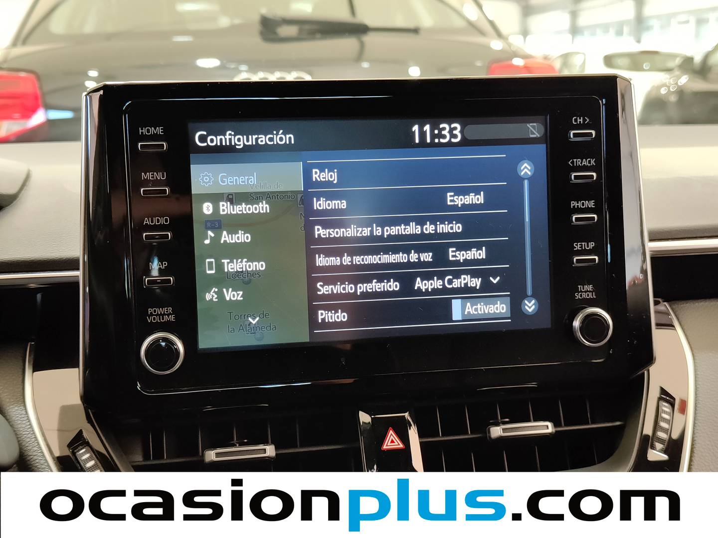 Equipamiento del Toyota Corolla Toyota Corolla 1.8 125 Híbrido Active Tech E-CVT (122 CV)