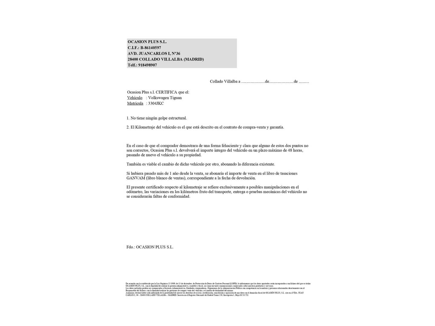 Foto Volkswagen Tiguan Volkswagen Tiguan T1 2.0 TDI 4x2 (110 CV)