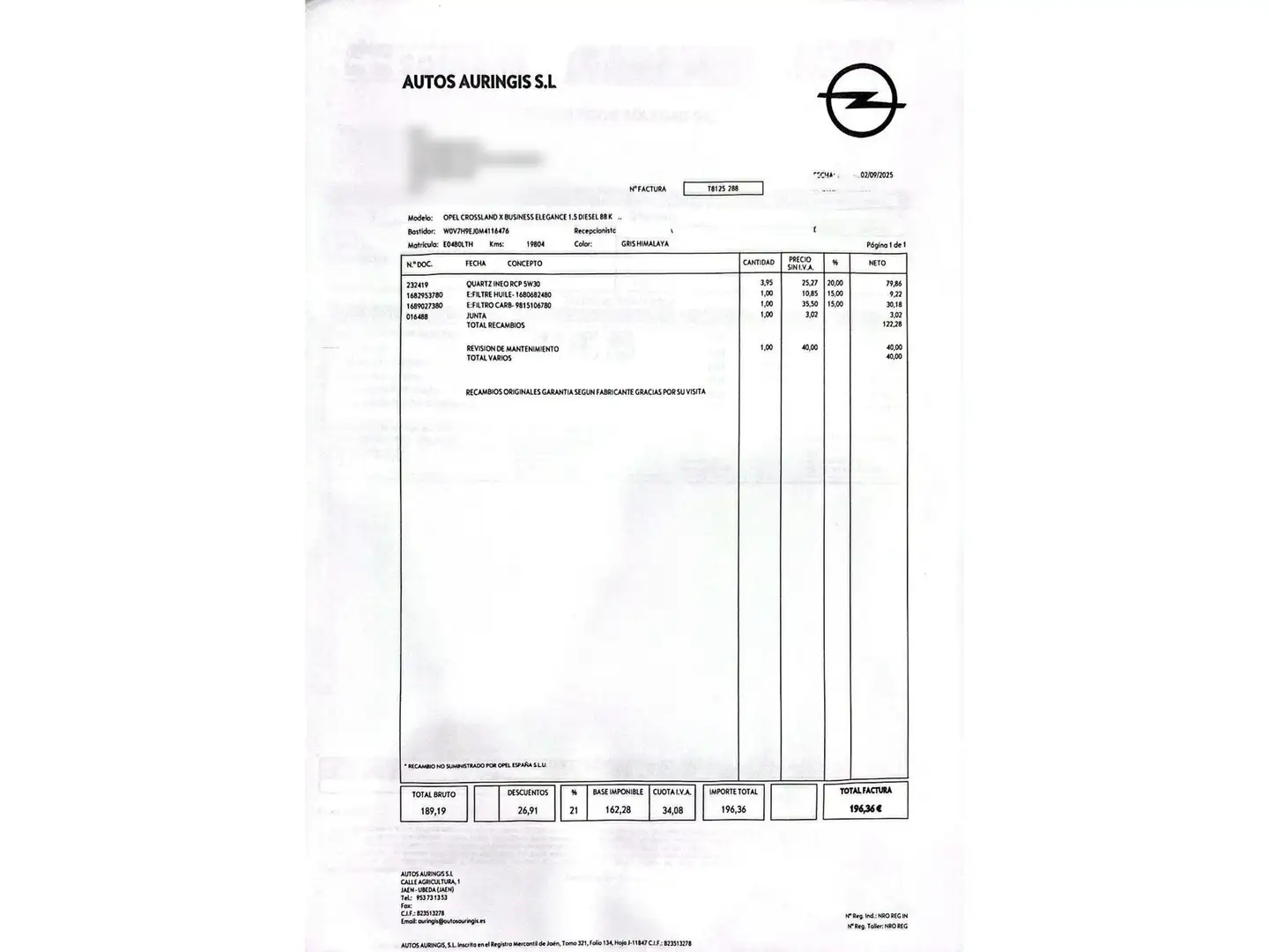 Foto Opel Crossland Opel Crossland 1.5D Business Elegance Auto (120 CV)