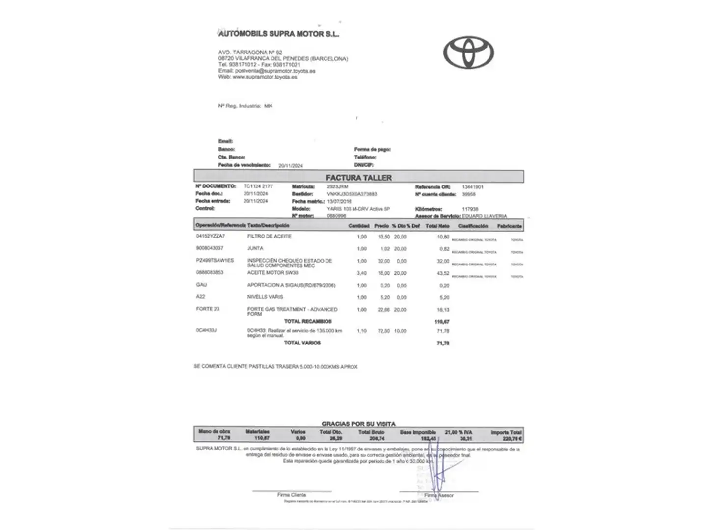 Mantenimiento