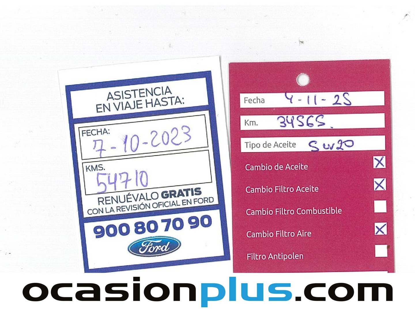 Foto del mantenimiento del Ford Puma Ford Puma 1.0 EcoBoost MHEV ST-Line X (125 CV)