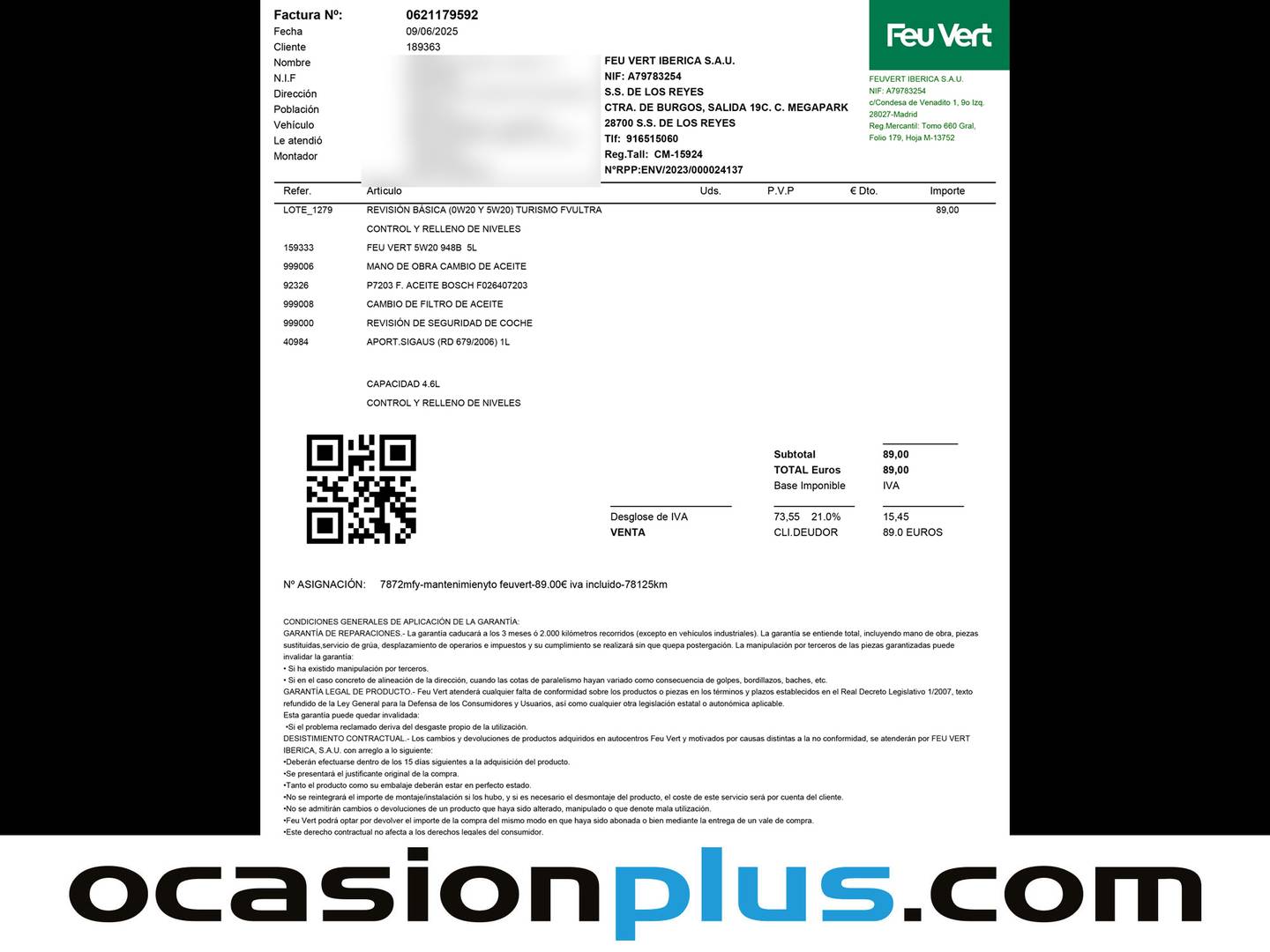 Foto del mantenimiento del Ford EcoSport Ford EcoSport 1.0T EcoBoost S&S ST Line (125 CV)