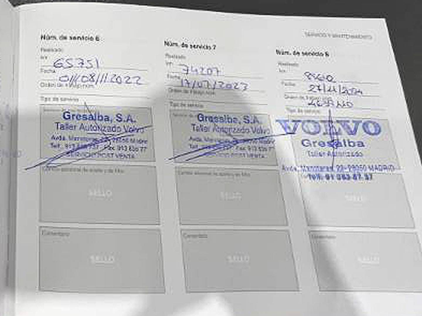 Foto del mantenimiento del Volvo XC60 Volvo XC60 D3 Kinetic Auto (150 CV)