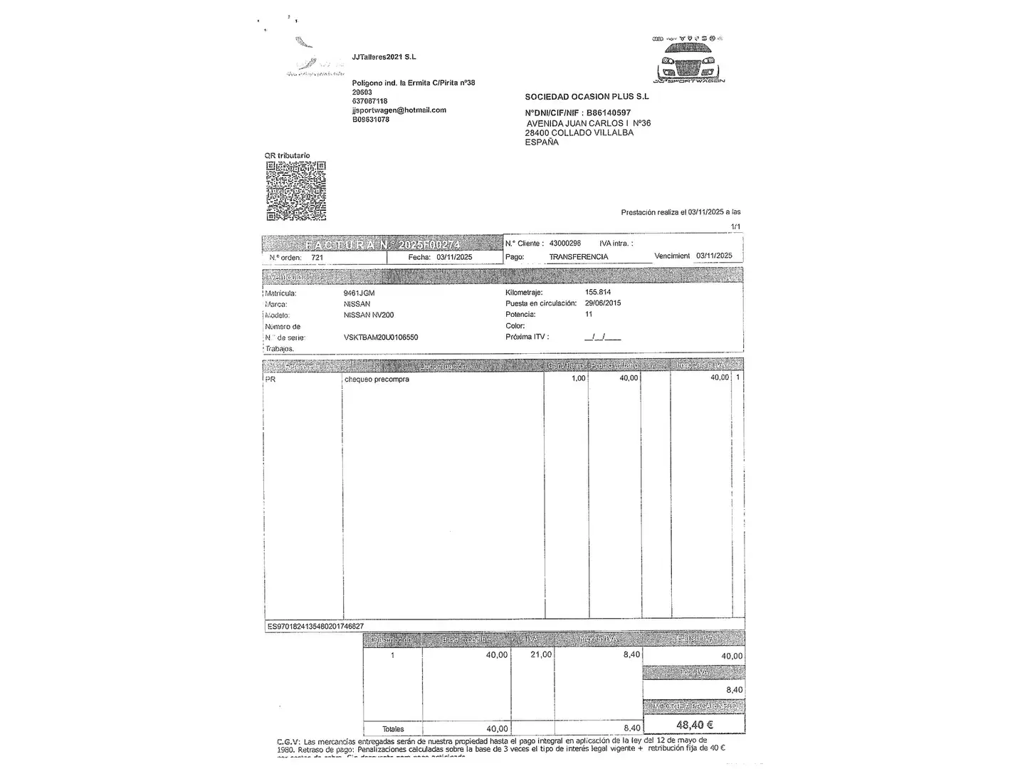 Foto Nissan NV200 Nissan NV200 1.5 dCi Comfort (90 CV)