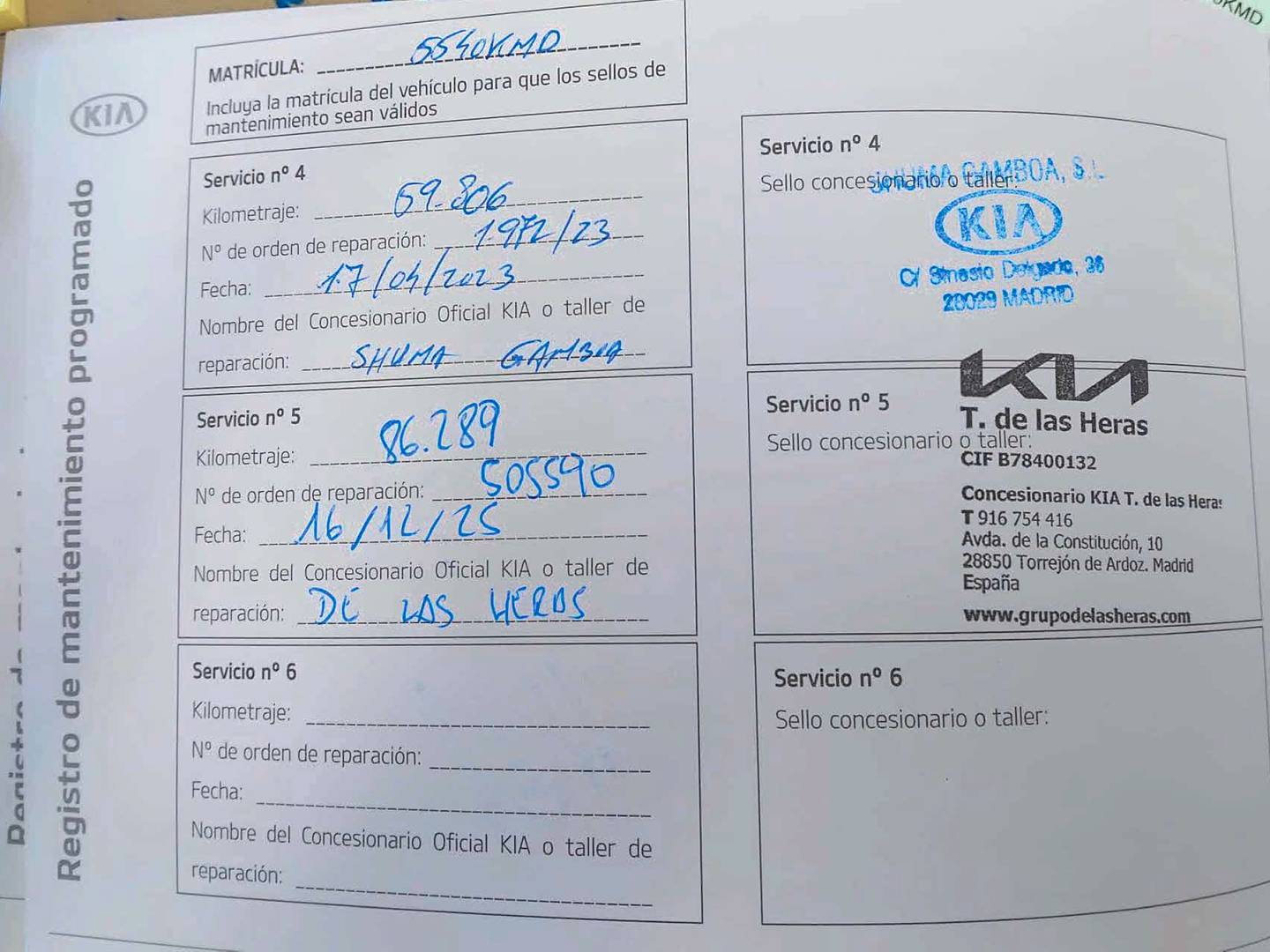 Foto del mantenimiento del KIA Stonic KIA Stonic 1.2 CVVT Eco-Dynamics Drive (84 CV)