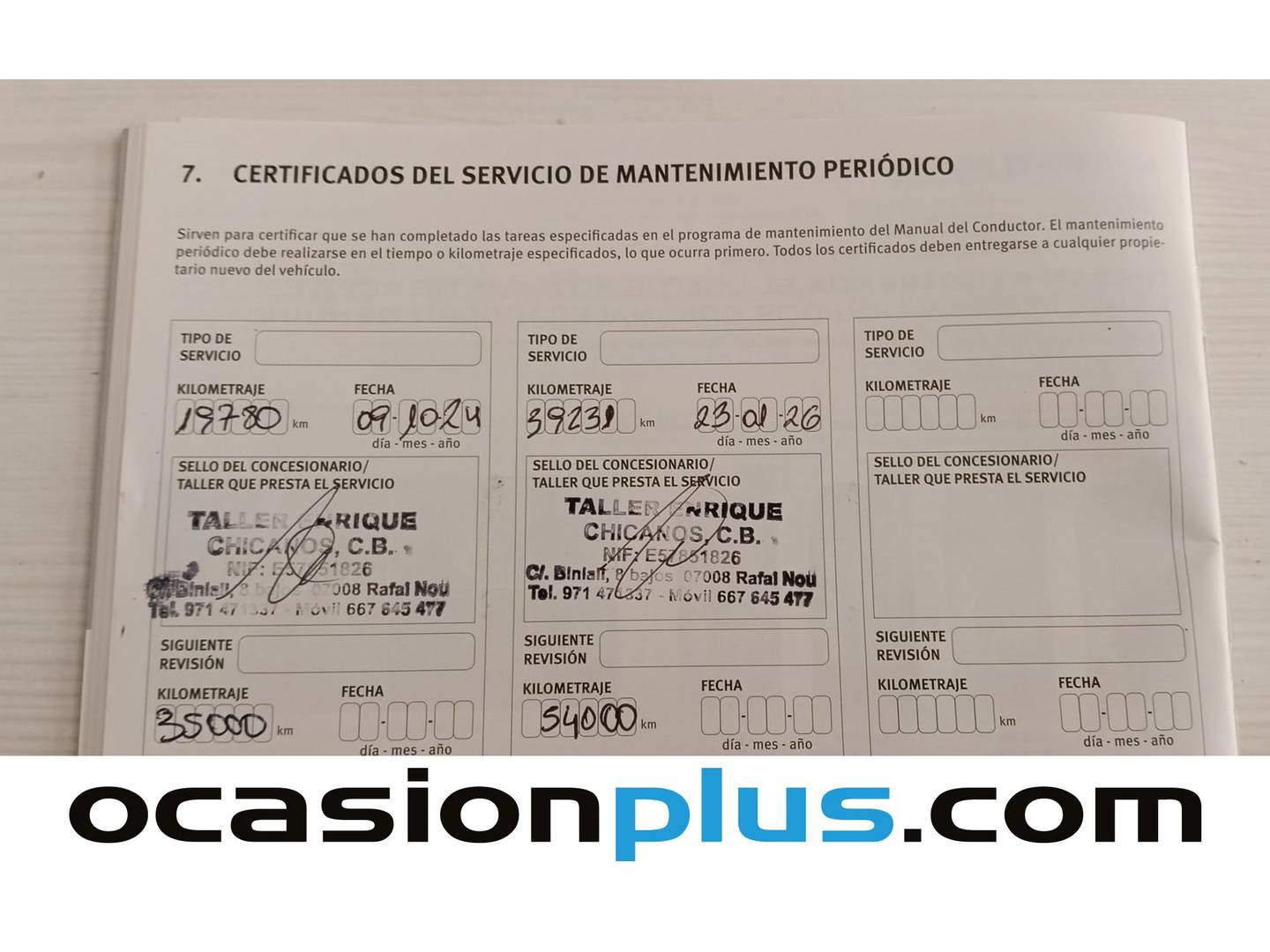 Foto del mantenimiento del Nissan X-TRAIL Nissan X-Trail 1.6 dCi Tekna 4x2 (130 CV) 7 Plazas