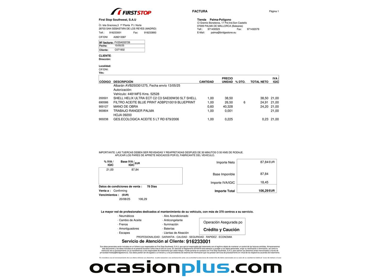Foto del mantenimiento del Hyundai Tucson Hyundai Tucson 1.6 CRDI Maxx (115 CV)