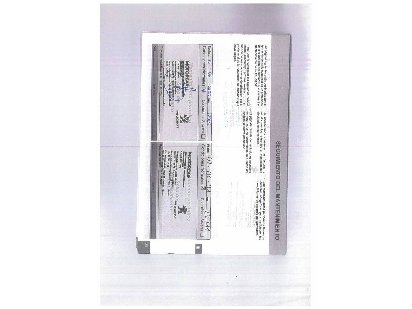 Foto del mantenimiento del Peugeot 2008 Peugeot 2008 PureTech 110 Allure EAT6 (110 CV)