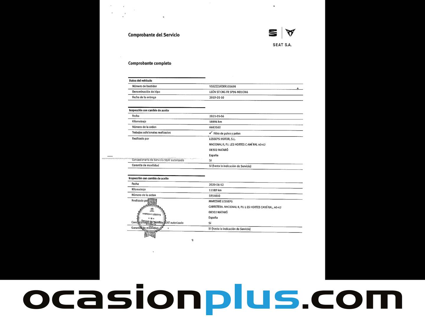 Foto Seat León SEAT León ST 1.5 TGI GNC S&S FR Edition  (130 CV)