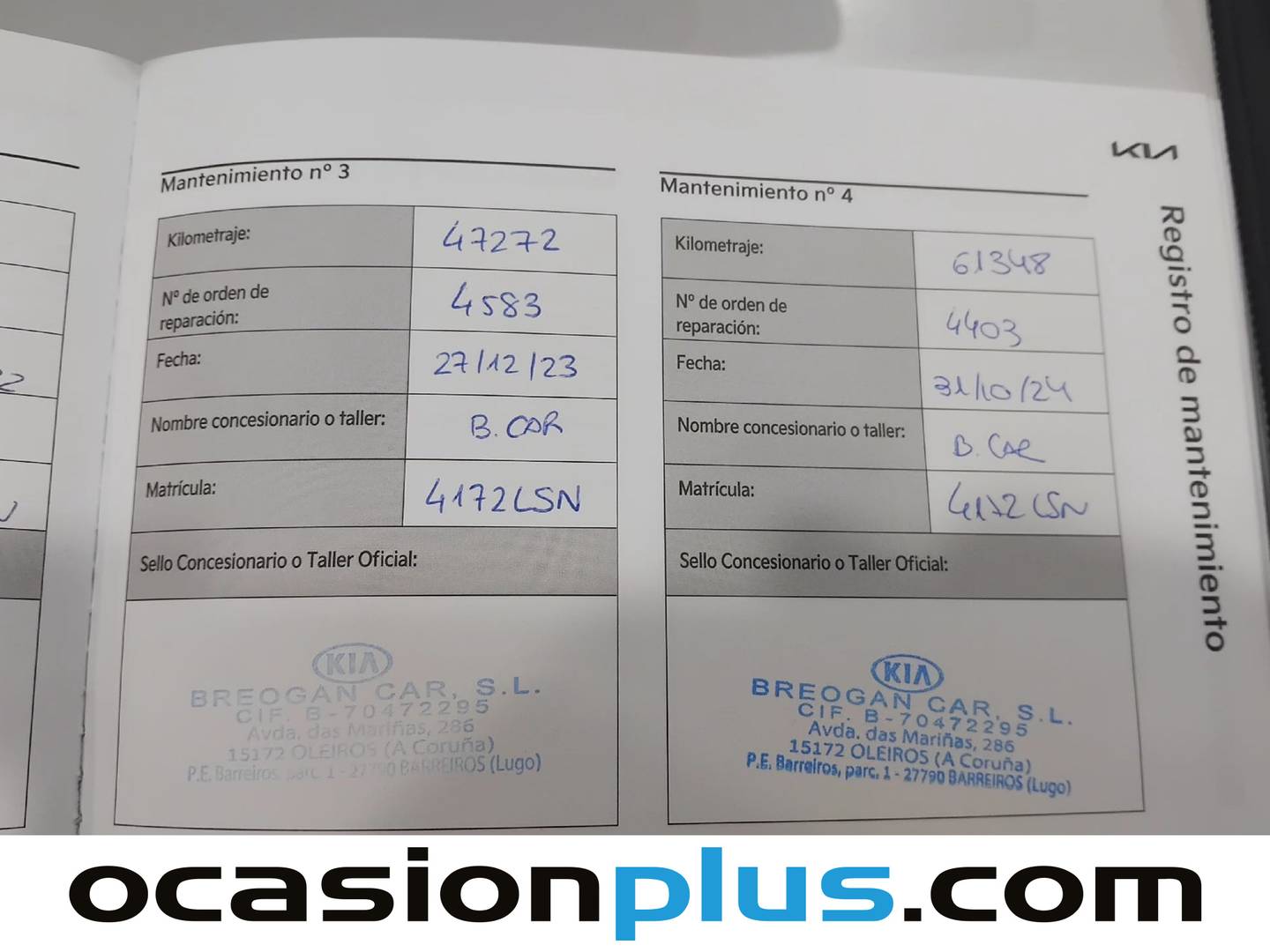 Foto del mantenimiento del KIA Niro KIA Niro 1.6 GDi HEV Híbrido Drive (141 CV)