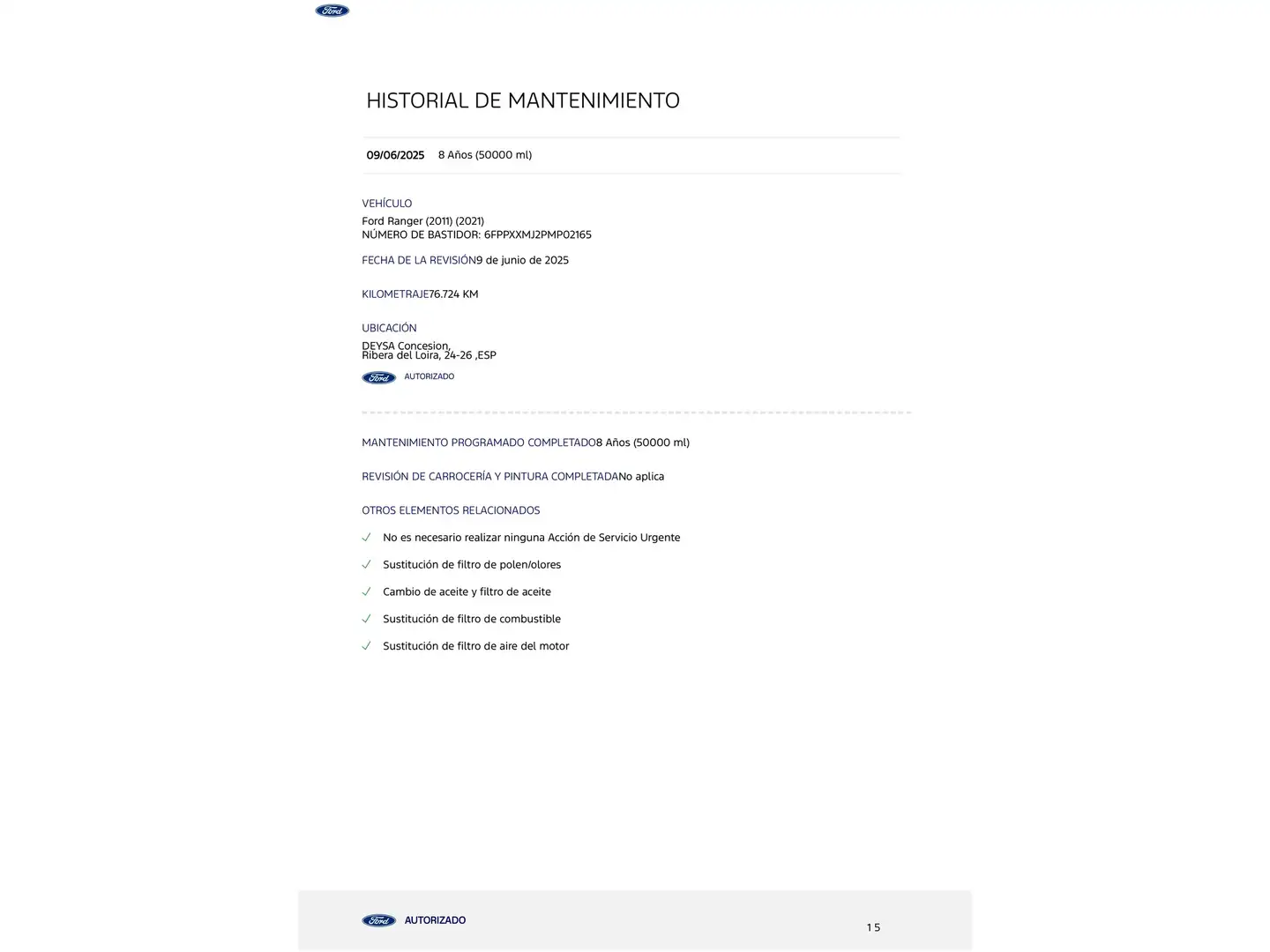 Mantenimiento