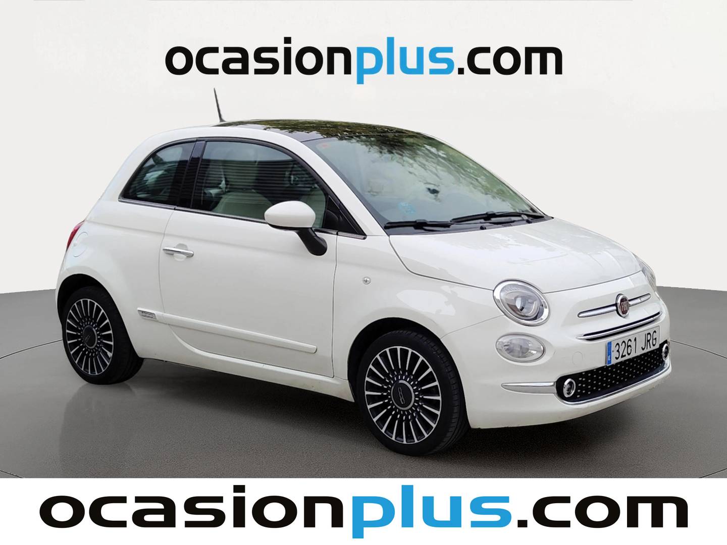 Foto delantera Fiat 500 Fiat 500 1.2 8v Lounge (69 CV) derecha