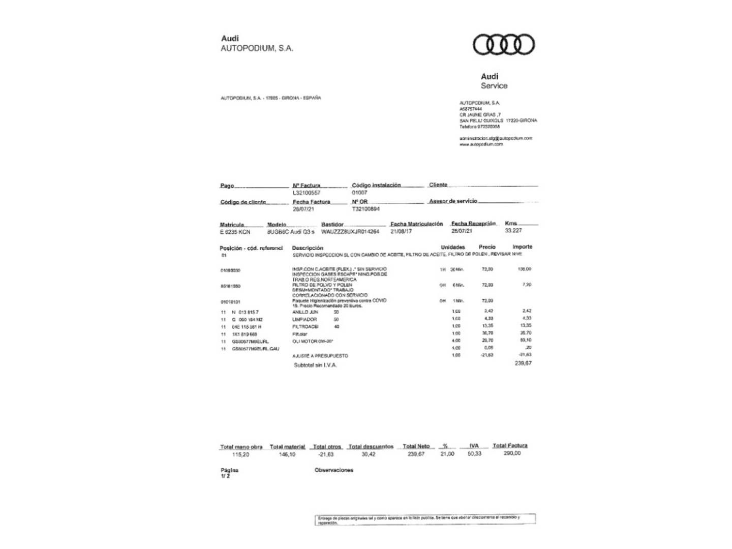 Foto Audi Q3 Audi Q3 sport edition 1.4 TFSI CoD  (150 CV)