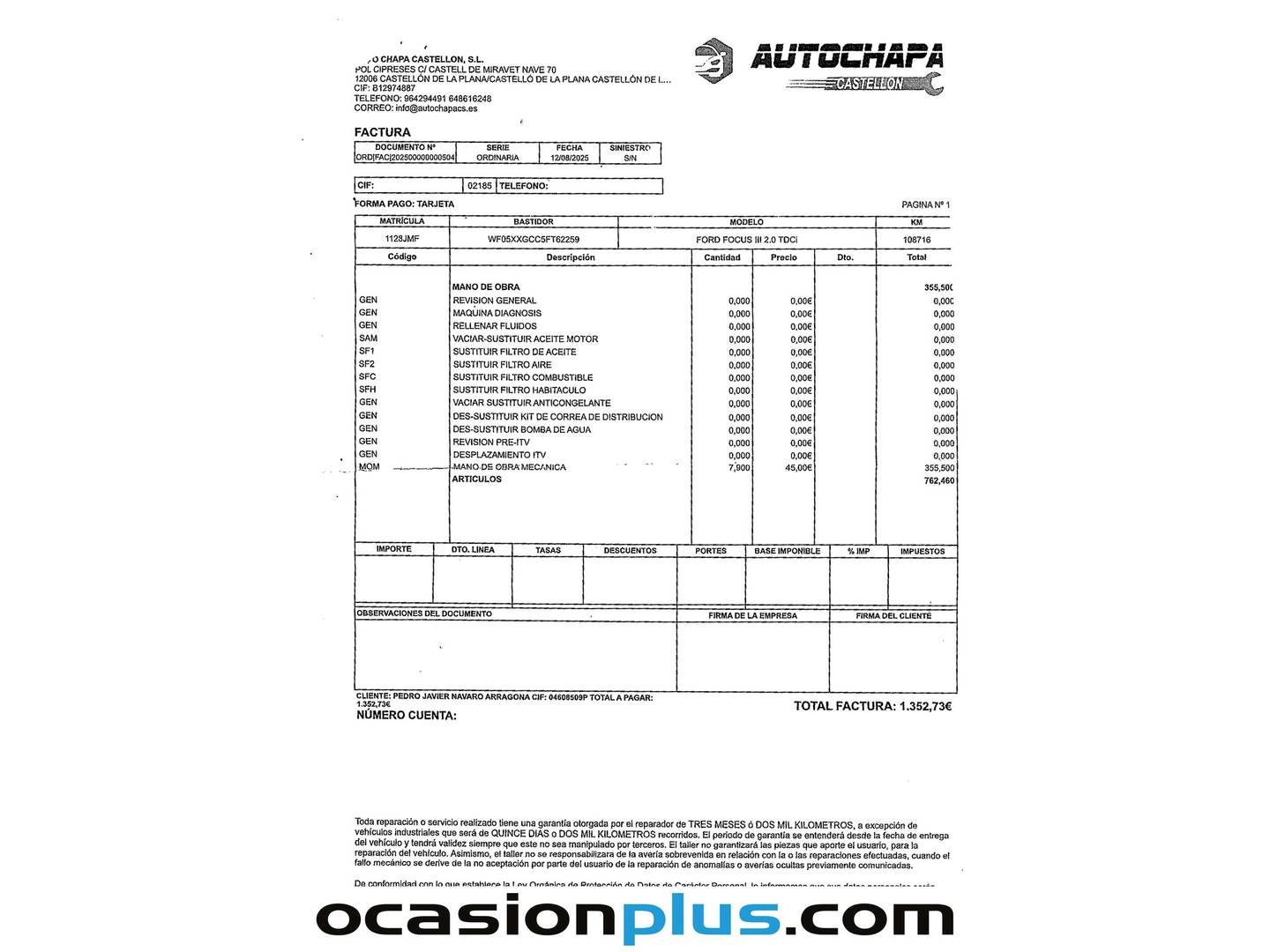 Foto Ford Focus Ford Focus 2.0 TDCi S&S Titanium PowerShift (150 CV)