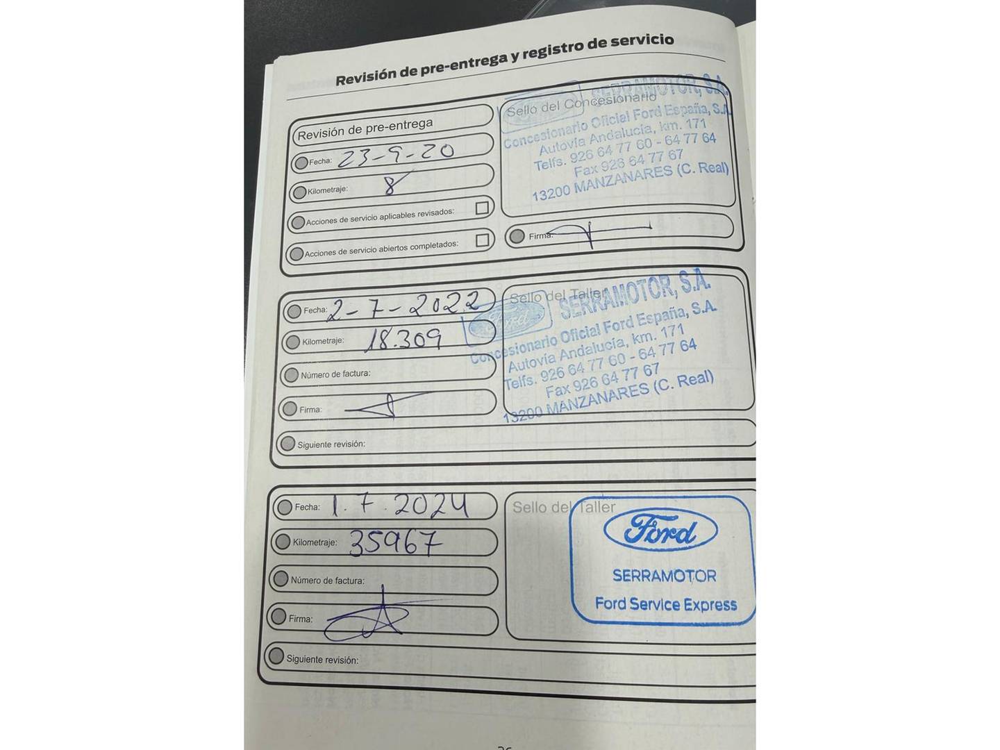 Foto del mantenimiento del Ford Focus Ford Focus 1.0 Ecoboost S&S ST-Line (125 CV)