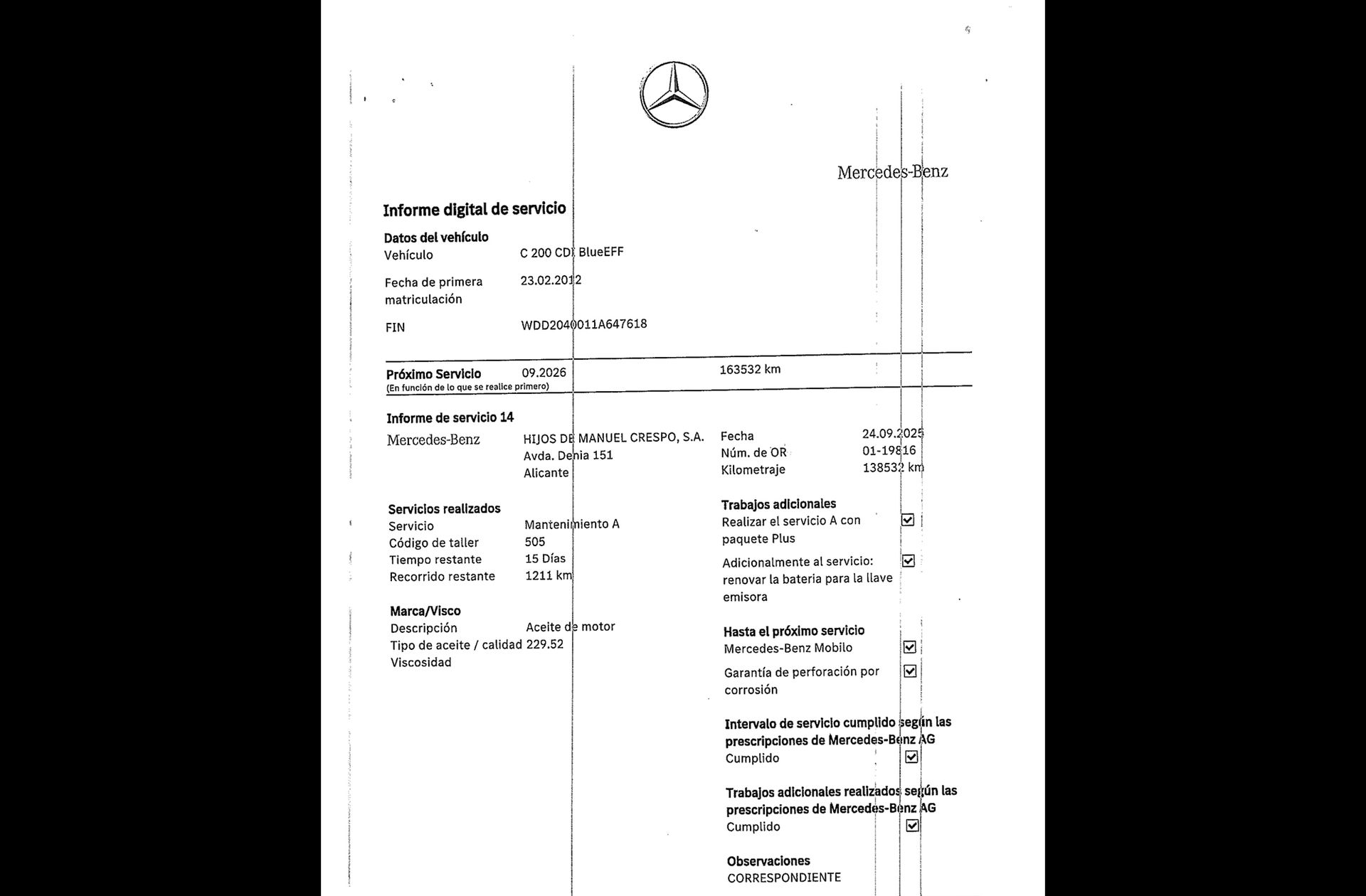 Mercedes-Benz Clase C 200 CDI Blue Efficiency Edition - foto 17