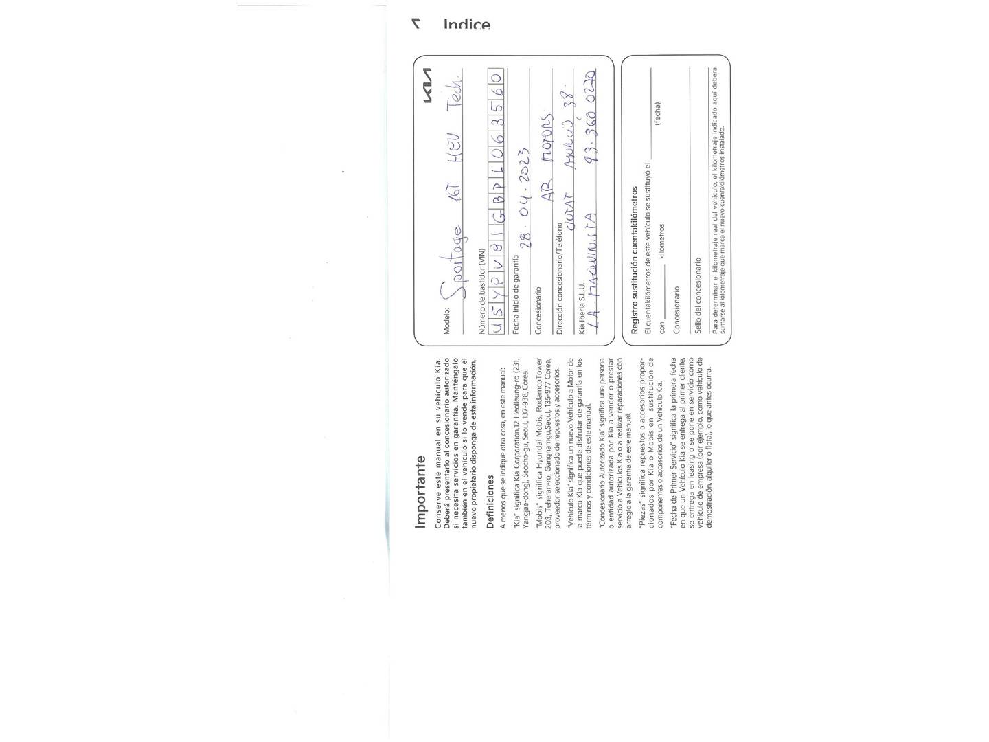 Foto KIA Sportage Kia Sportage 1.6 T-GDi HEV Tech 4x2 Auto (230 CV)