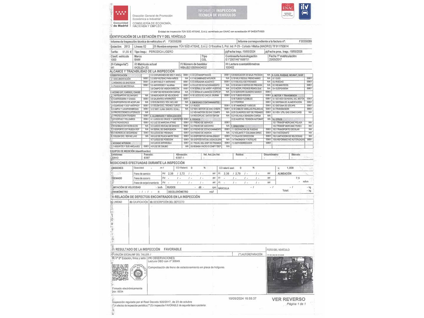 Foto BMW Serie 5 BMW Serie 5 540i (340 CV)