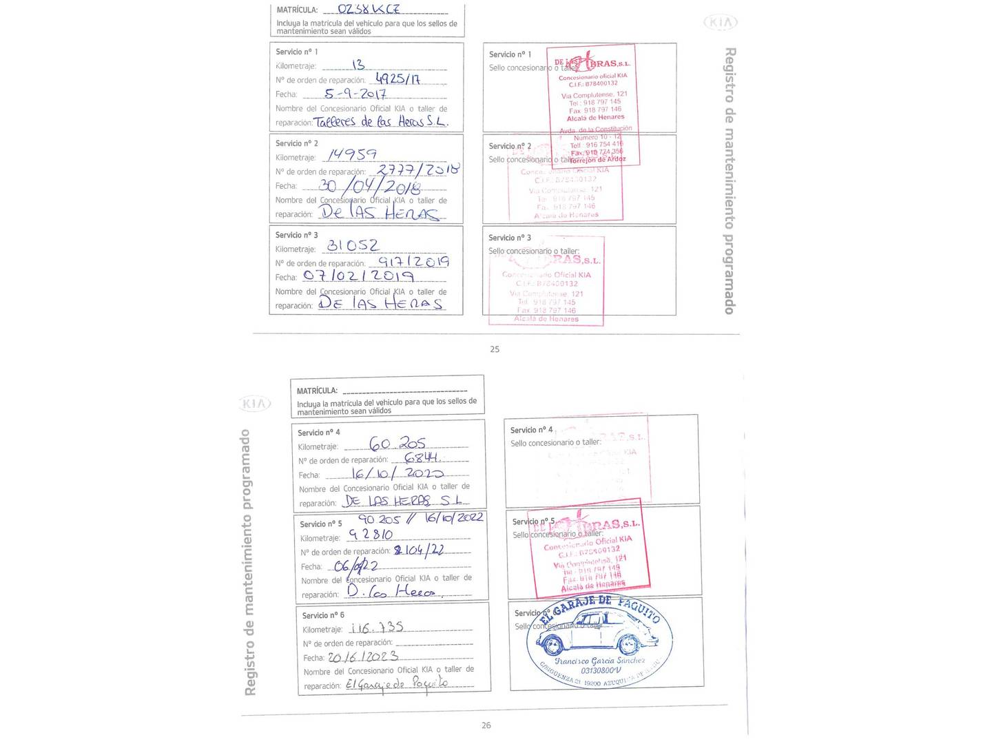 Foto del mantenimiento del KIA Sportage Kia Sportage 1.7 CRDi VGT Eco-Dynamics Drive 4x2 DCT (141 CV)