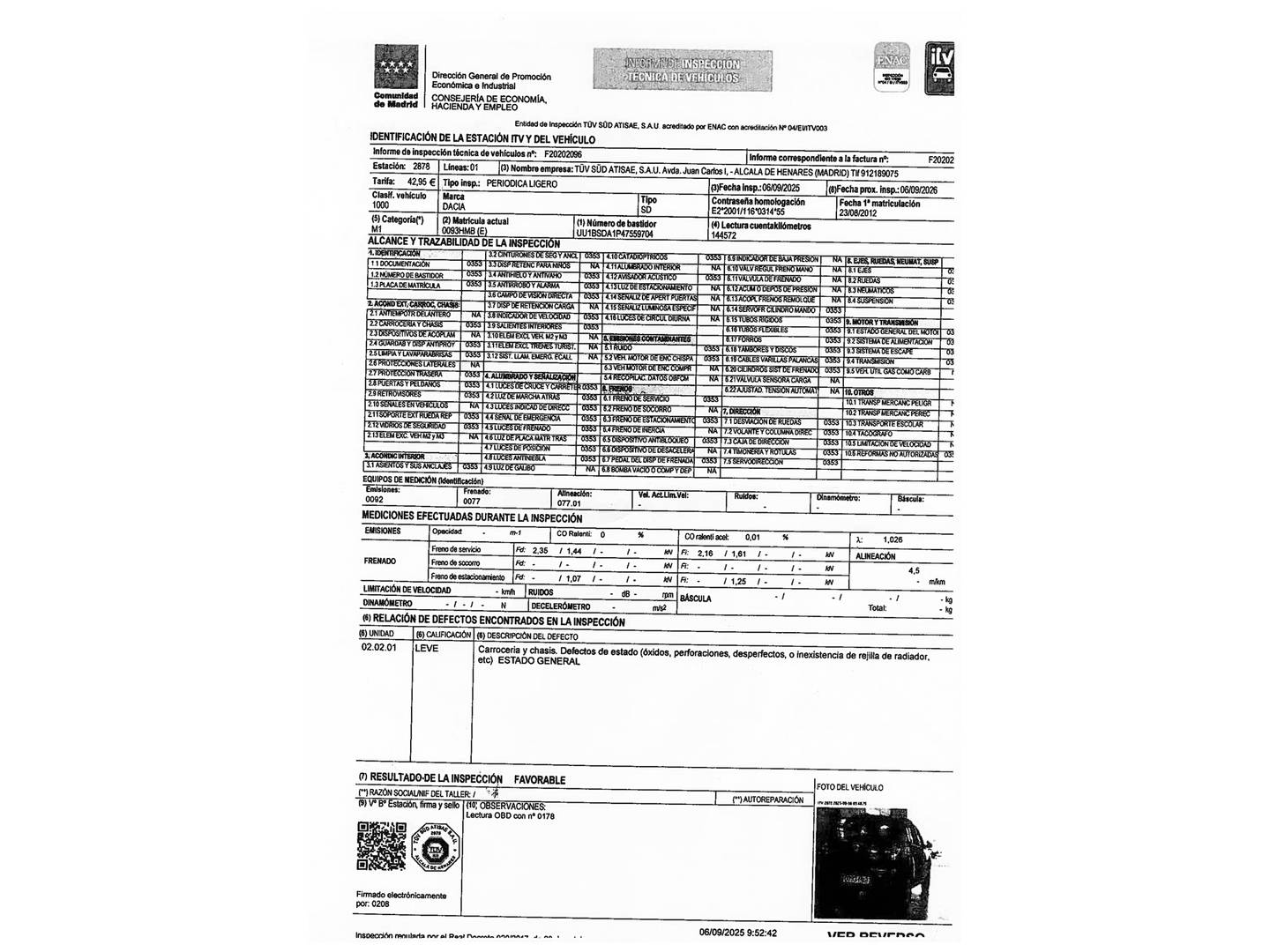 Dacia Sandero Dacia Sandero 1.2 16v Laureate Music (75 CV) de segunda mano