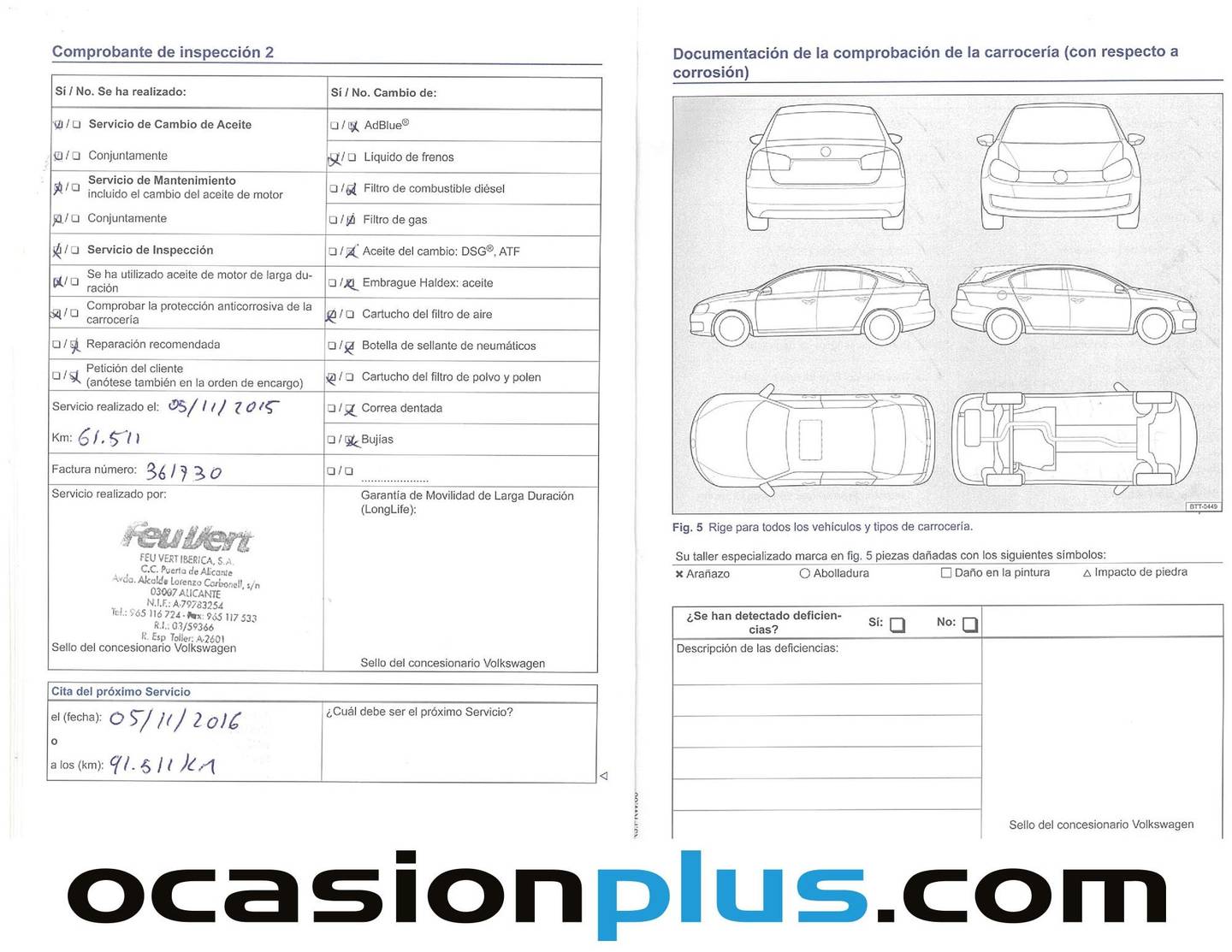 Foto del mantenimiento del Volkswagen Polo Volkswagen Polo Advance 1.6 TDI (90 CV)