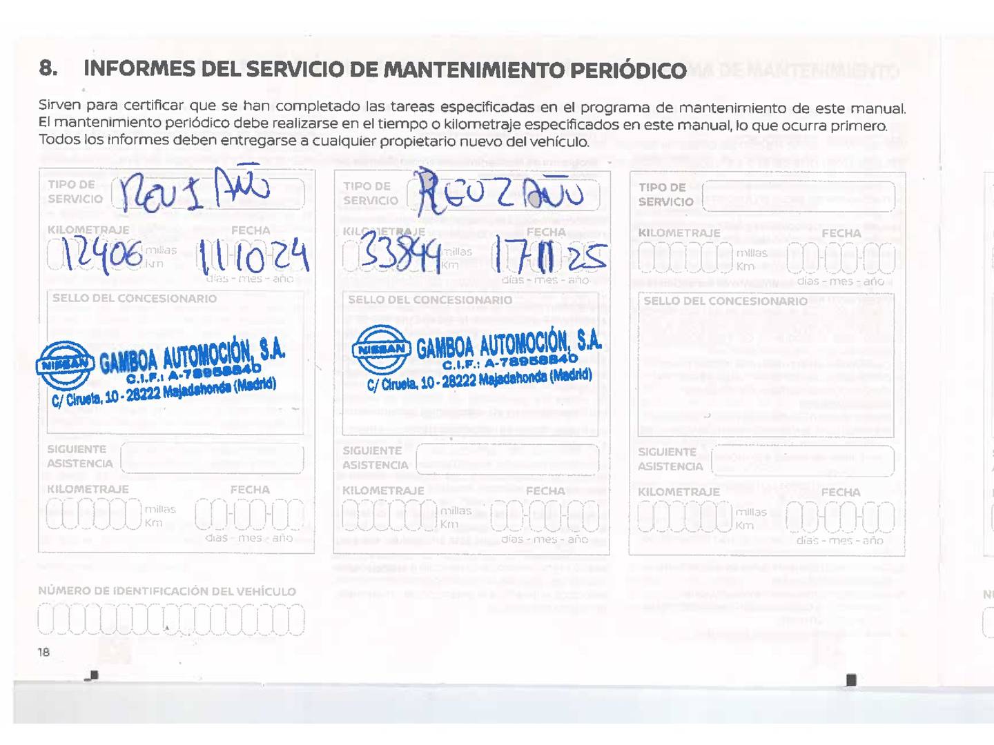 Foto del mantenimiento del Nissan QASHQAI Nissan Qashqai DIG-T 140 mHEV N-Connecta 4x2 (140 CV)