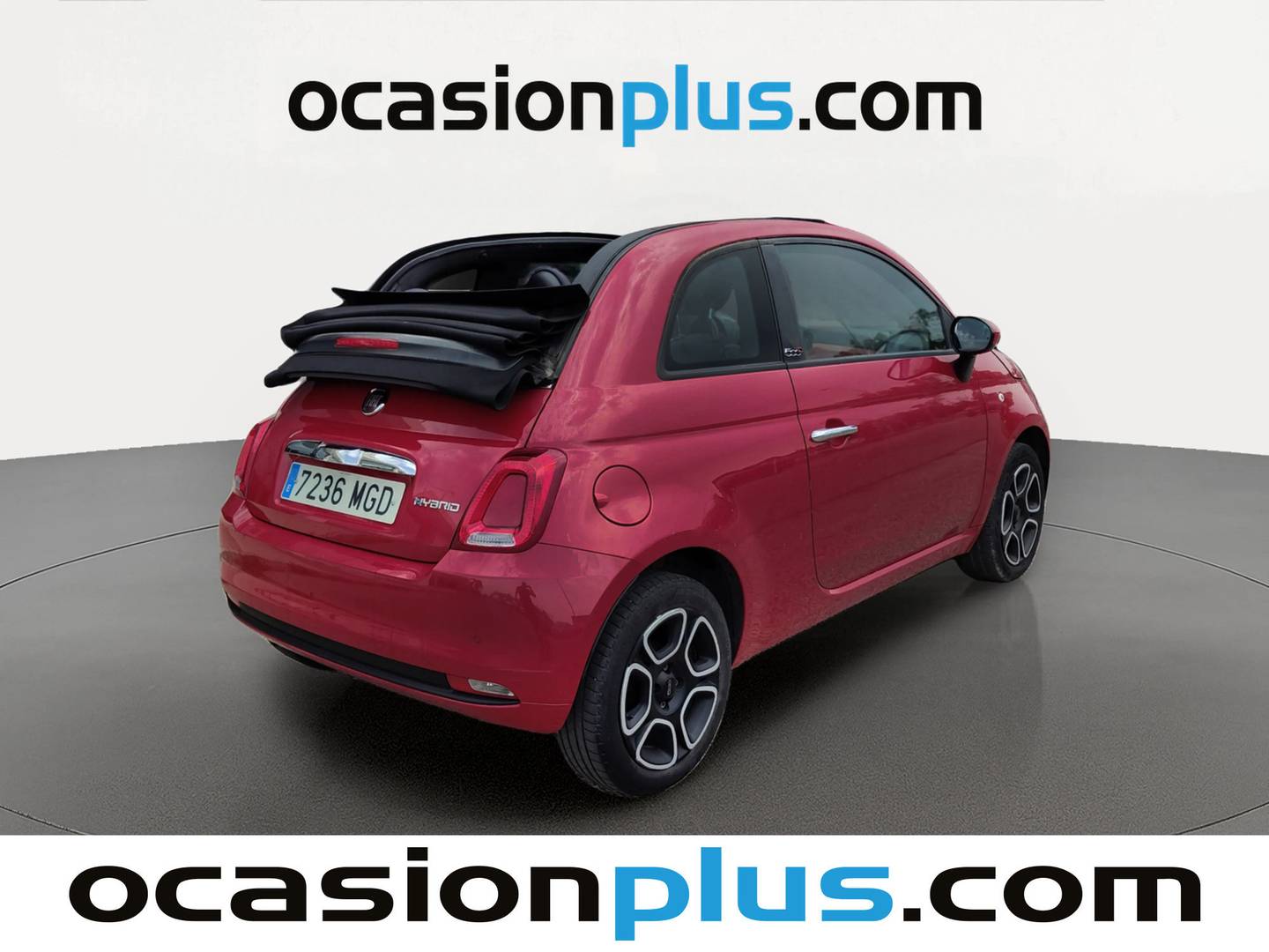Foto trasera Fiat 500C Fiat 500C 1.0 Hybrid Club  (70 CV) derecha