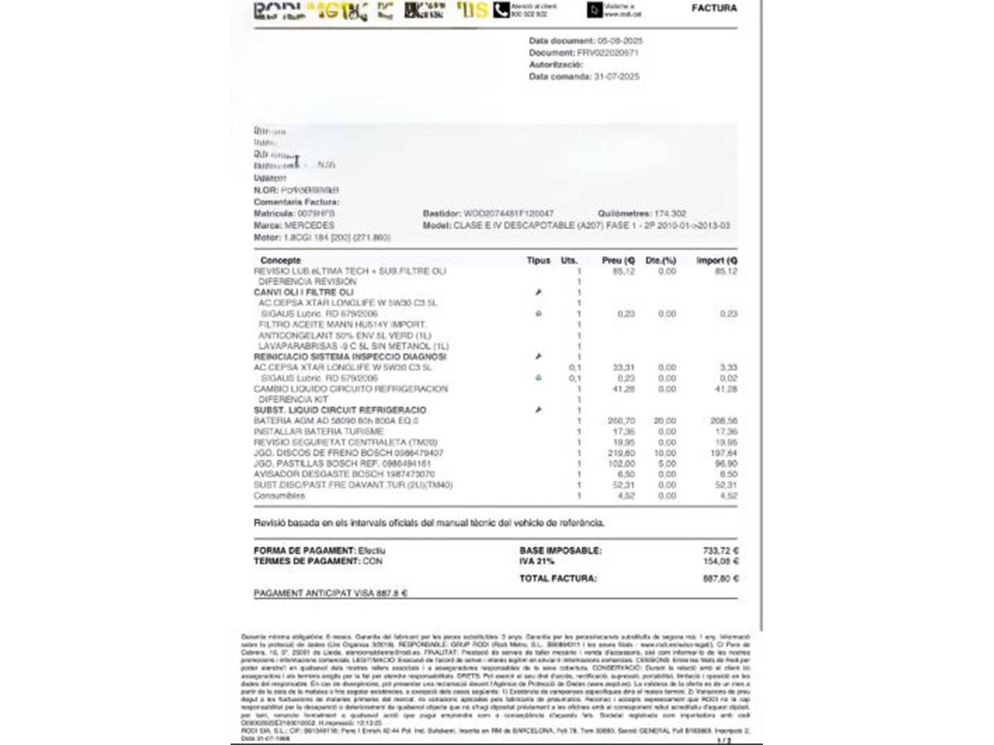 Foto Mercedes Clase E Mercedes-Benz Clase E E 200 CGI Cabrio BE Avantgarde (184 CV)