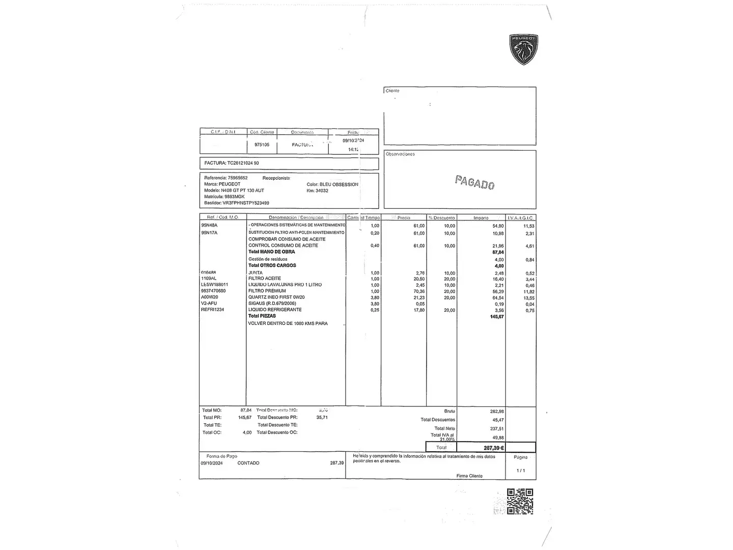Foto Peugeot 408 Peugeot 408 GT Puretech EAT8 (130 CV)